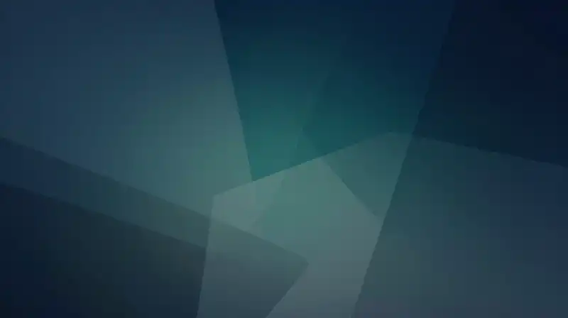 Translucent silhouettes overlap in layers of deep blue gradients